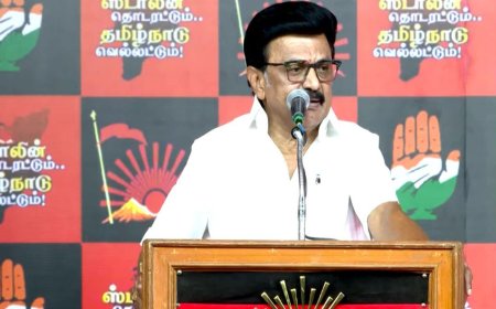 CM MK Stalin seeks support for Tamil Nadu’s growth in Madurai rally