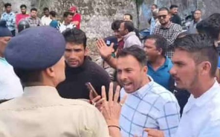 हरियाणा पुलिस की अभिरक्षा में गोपेश्वर निवासी की मौत: पोस्टमार्टम में देरी पर तीसरे दिन भी हंगामा