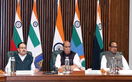 Defence Minister Rajnath Singh reviews measures amid West Asia tensions