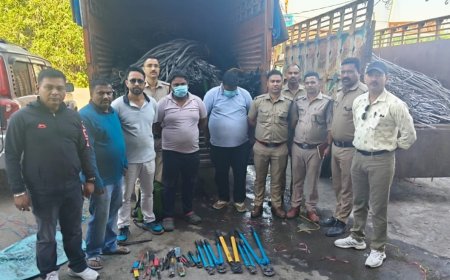 उत्तराखंड: STF की बड़ी कार्रवाई, 50 लाख की बिजली तार चोरी का खुलासा