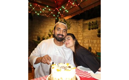 KL Rahul celebrates 34th birthday with wife Athiya Shetty