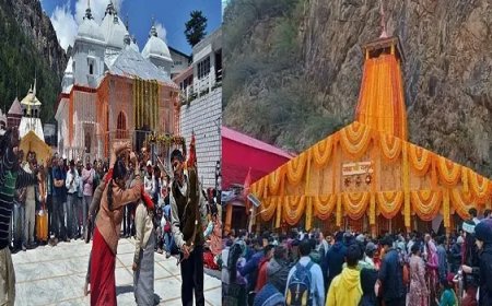 अक्षय तृतीया पर चारधाम यात्रा का शुभारंभ, गंगोत्री-यमुनोत्री धाम के कपाट खुले, सीएम धामी बने साक्षी