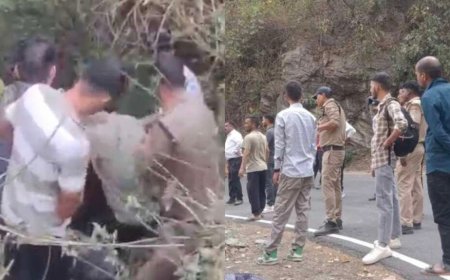 पौड़ी गढ़वाल: खाई में गिरी कार, एक की मौत, पांच घायल