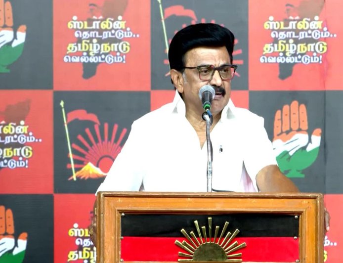 CM MK Stalin seeks support for Tamil Nadu’s growth in Madurai rally
