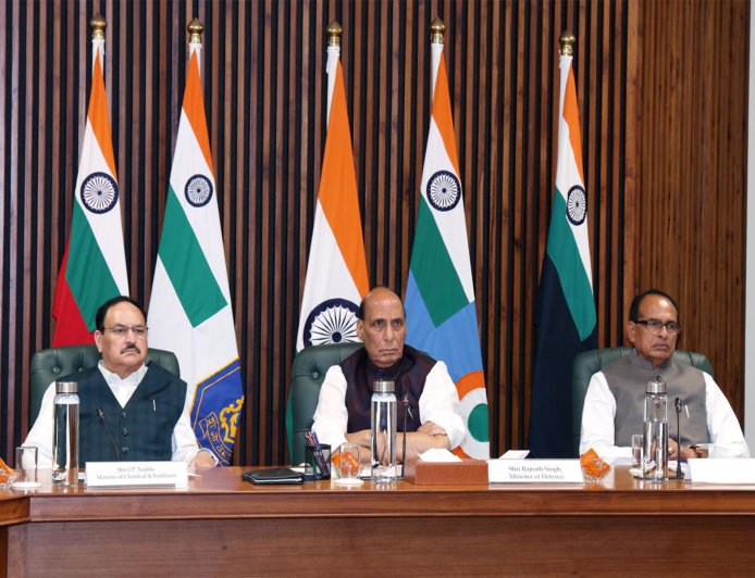Defence Minister Rajnath Singh reviews measures amid West Asia tensions