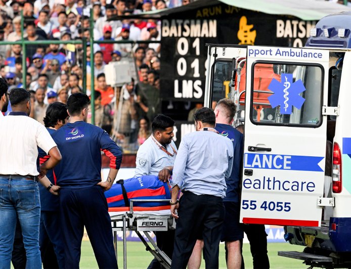 Delhi Capitals bowler Ngidi discharged after head injury against Punjab Kings
