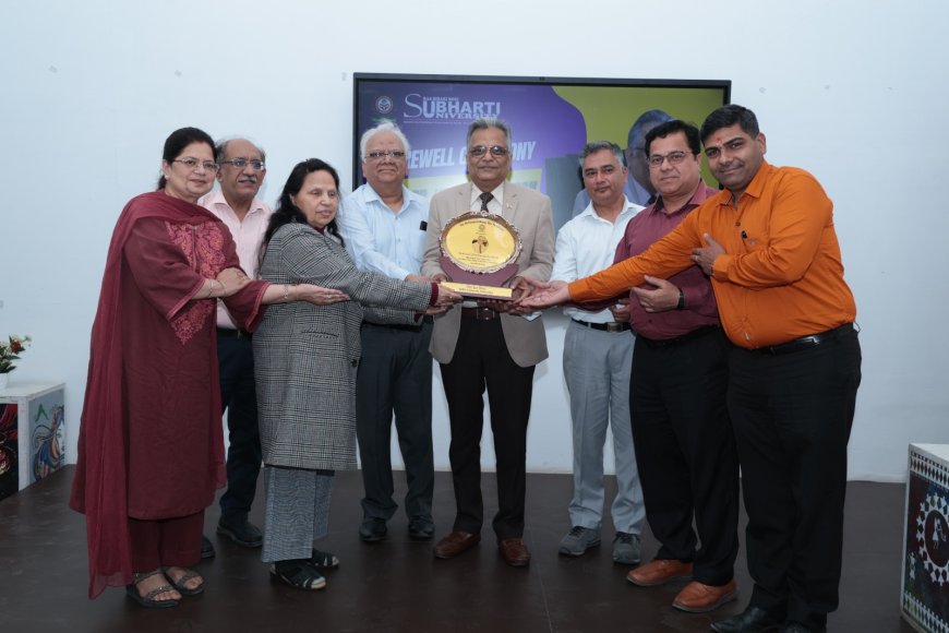 Dr Himanshu Aeran bid farewell on taking up new national responsibility