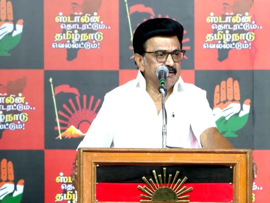 CM MK Stalin seeks support for Tamil Nadu’s growth in Madurai rally