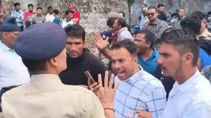 हरियाणा पुलिस की अभिरक्षा में गोपेश्वर निवासी की मौत: पोस्टमार्टम में देरी पर तीसरे दिन भी हंगामा