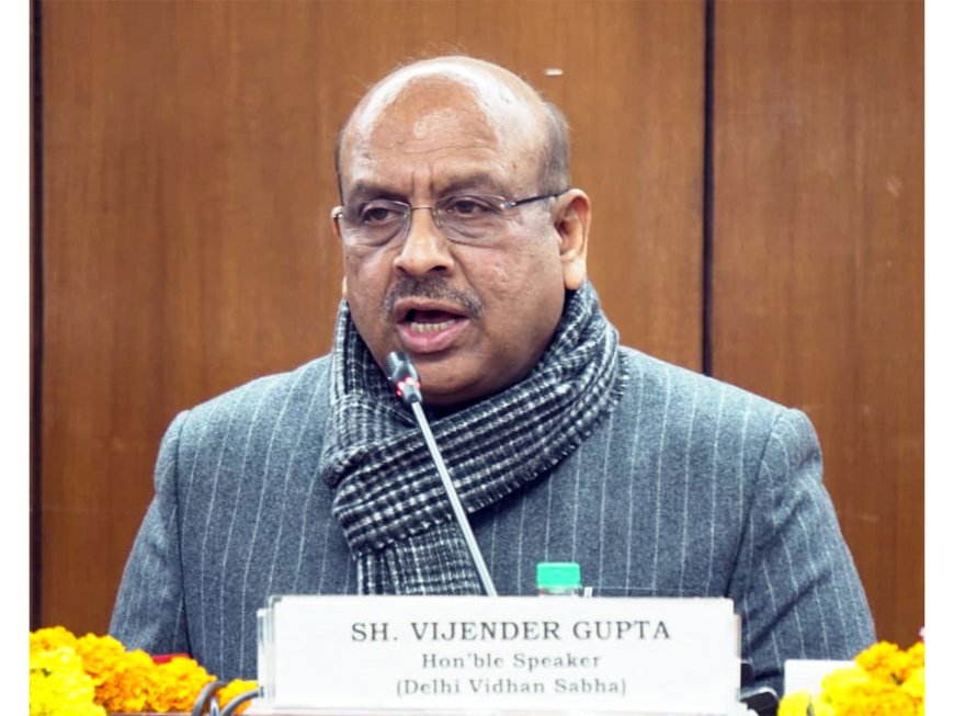 Delhi Assembly Speaker Vijender Gupta receives Z-category security after bomb threats