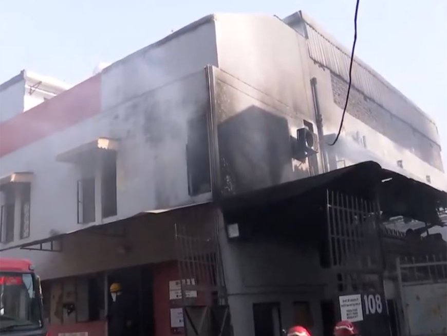 Fire breaks out at factory near Punjabi Bagh metro station in Delhi