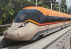 Photo of India’s Mumbai-Ahmedabad bullet train displayed at Railway Ministry