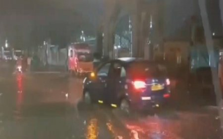 Heavy rain disrupts commute and causes waterlogging in parts of Karnataka