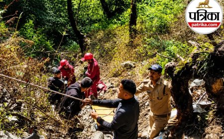 पार्थिव शरीर लेकर अंतिम संस्कार के लिए जा रहे थे गांव, चमोली में वैन खाई में गिरने से एक ही परिवार के 3 की मौत