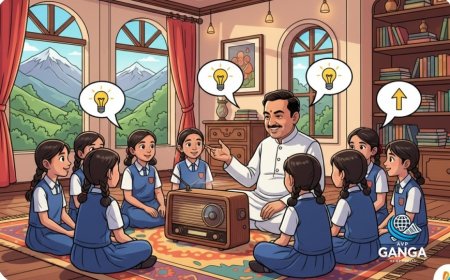 उत्तराखंड: सीएम धामी ने छात्राओं संग 'मन की बात' सुनकर किया प्रेरणा का संचार, Polix