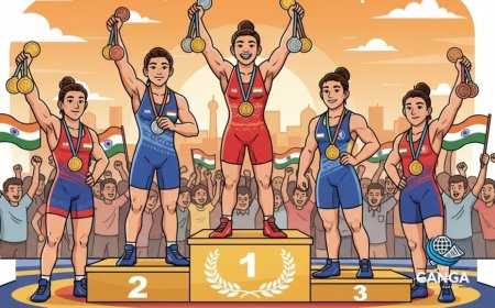 U17 एशियाई कुश्ती चैंपियनशिप 2026: भारतीय महिला पहलवानों का शानदार प्रदर्शन, जीते 10 पदक, Bindaas