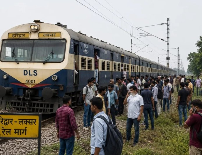 ट्रेन से बच्चे का शव गिरने पर बवाल: दंपति ने कहा- झटका लगने से गिर गया, यात्रियों ने दंपति पर लगाया शव को फेंकने का आरोप, जांच में जुटी पुलिस