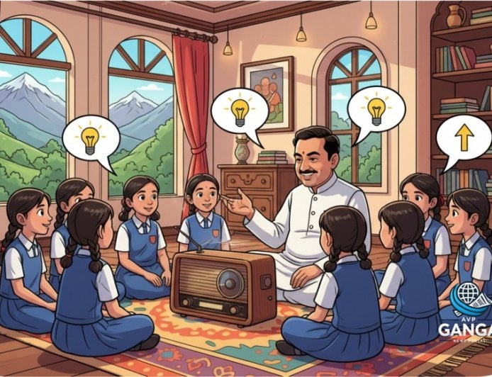 उत्तराखंड: सीएम धामी ने छात्राओं संग 'मन की बात' सुनकर किया प्रेरणा का संचार, Polix