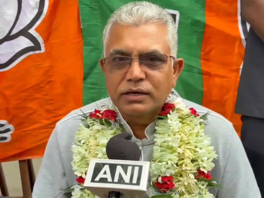 BJP’s Dilip Ghosh wins Kharagpur Sadar assembly seat in West Bengal election