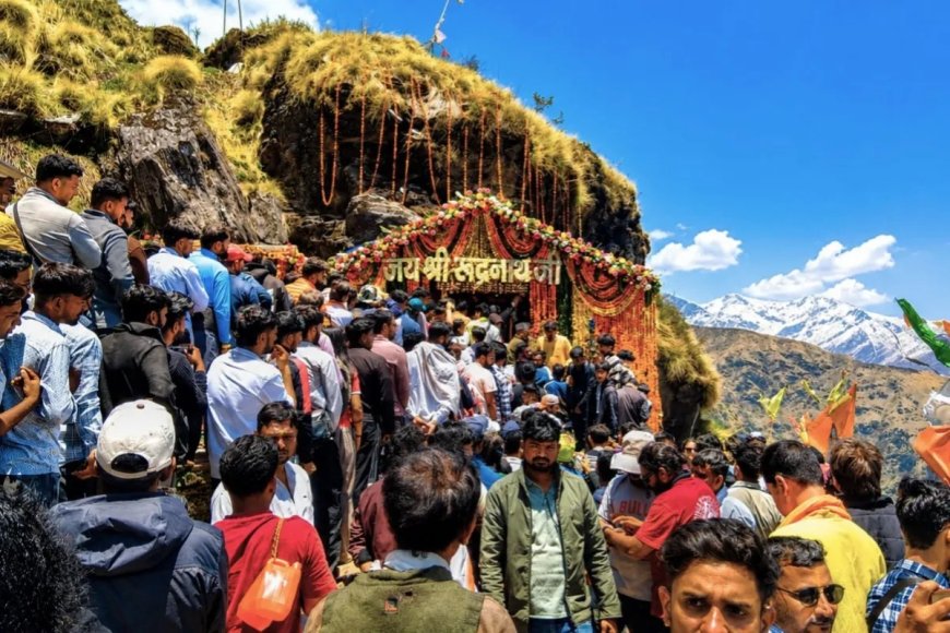 उत्तराखंड में बम-बम भोले’ के जयकारों से गूंजा रुद्रनाथ धाम, 6 महीने के लिए खुले चतुर्थ केदार के कपाट