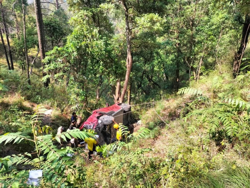 उत्तराखंड:(दुखद) भवाली राति घाट के पास दर्दनाक हादसा, 5 की मौत