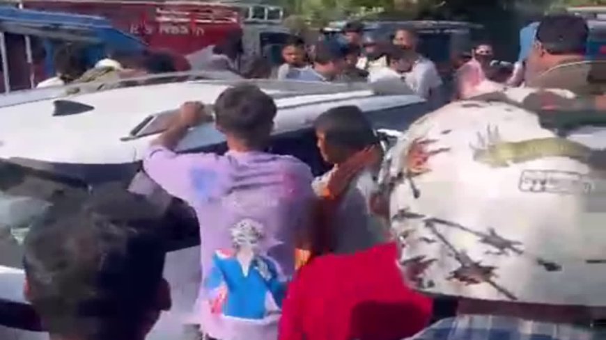ऋषिकेश में महिला से छेड़छाड़ के आरोप पर हंगामा, हरियाणा के पर्यटकों की भीड़ ने की पिटाई