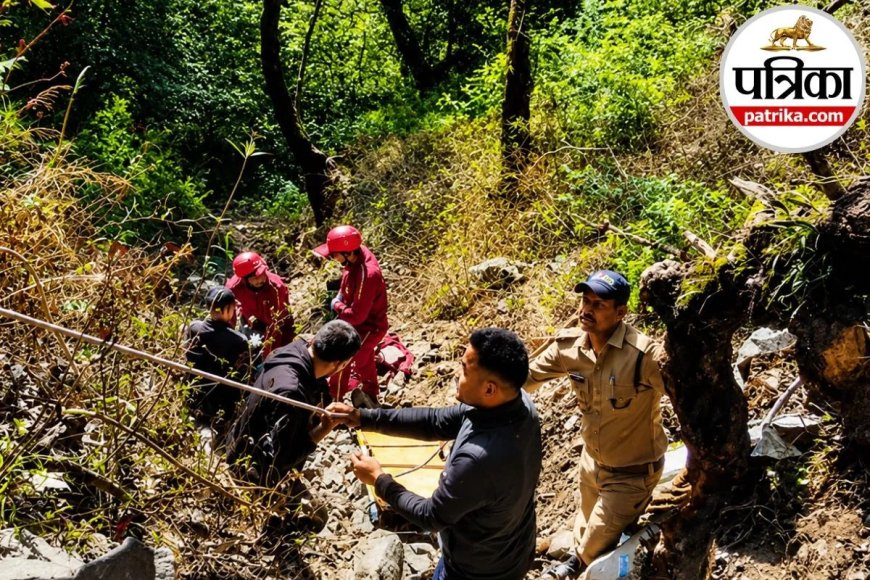 पार्थिव शरीर लेकर अंतिम संस्कार के लिए जा रहे थे गांव, चमोली में वैन खाई में गिरने से एक ही परिवार के 3 की मौत