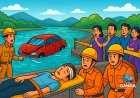 उत्तराखंड में दर्दनाक हादसा: गंगा में समाई कार, तीन शव बरामद, एक घायल अस्पताल में भर्ती, Polix