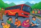 उत्तराखंड में ऋषिकेश-बद्रीनाथ हाईवे पर बस पलटी, 8 लोग घायल, Khel