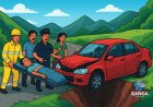 उत्तराखंड में दर्दनाक सड़क हादसा: खाई में गिरी कार, दो लोगों की मौत, Polix