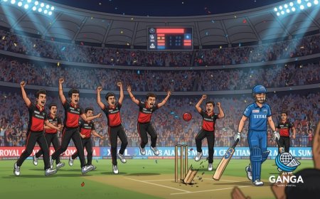 IPL 2026 फाइनल: आरसीबी ने गुजरात टाइटन्स को 155/8 पर रोका, अहमदाबाद में रोमांचक मुकाबला, Bindaas