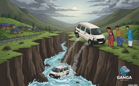 चमोली में दर्दनाक हादसा: अंतिम संस्कार से लौट रही वैन खाई में गिरी, एक ही परिवार के 3 की मौत, Khel