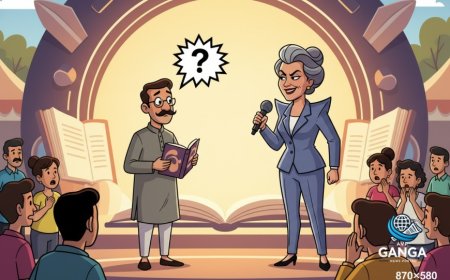 साहित्यिक महोत्सव में लेखक को 'नॉन-फिक्शन' कहकर उपहास, 'कठोर लेडी' पर गरमाई बहस, Akhada