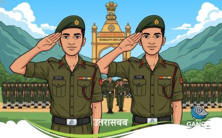 उत्तराखंड के जुड़वां भाइयों का सेना में चयन: एक साथ पहनी वर्दी, रचा इतिहास, Polix