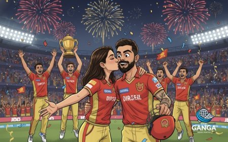 IPL 2026: आरसीबी की जीत पर अनुष्का ने विराट के माथे को चूमा, कोहली का रिएक्शन वायरल, Bindaas