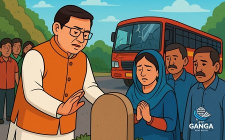 मुख्यमंत्री धामी ने बस दुर्घटना में दिवंगत चालक को श्रद्धांजलि दी, परिजनों को ढांढस बंधाया, Viral