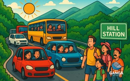 गर्मी की छुट्टियों में पर्यटकों की बढ़ती संख्या से देहरादून-मसूरी मार्ग पर भारी यातायात, Bindaas