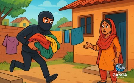 उत्तराखंड में महिला के सुखाए कपड़े चुराने का अजीब मामला, चोर का वीडियो हुआ वायरल, Polix