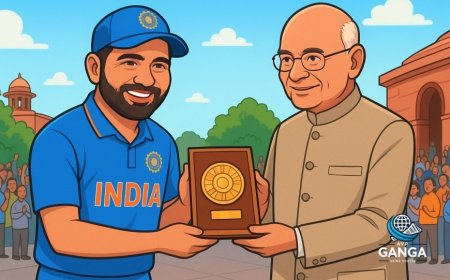 रोहित शर्मा को भारतीय क्रिकेट में योगदान के लिए पद्म श्री पुरस्कार से सम्मानित किया गया, Bindaas