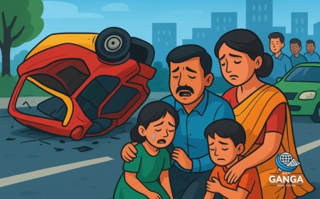 उत्तराखंड: एक पल में उजड़ गया परिवार, सड़क हादसे ने बच्चों का सहारा छीन लिया, Polix