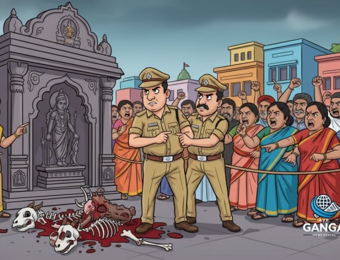 उत्तराखंड: मंदिर गेट पर बकरा काटकर अवशेष फेंकने के आरोप में पुलिस कांस्टेबल गिरफ्तार, Khel