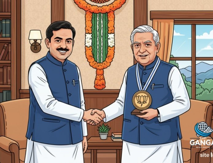पद्म भूषण से सम्मानित भगत दा से मिले सीएम धामी, शुभकामनाएं दीं, Swag