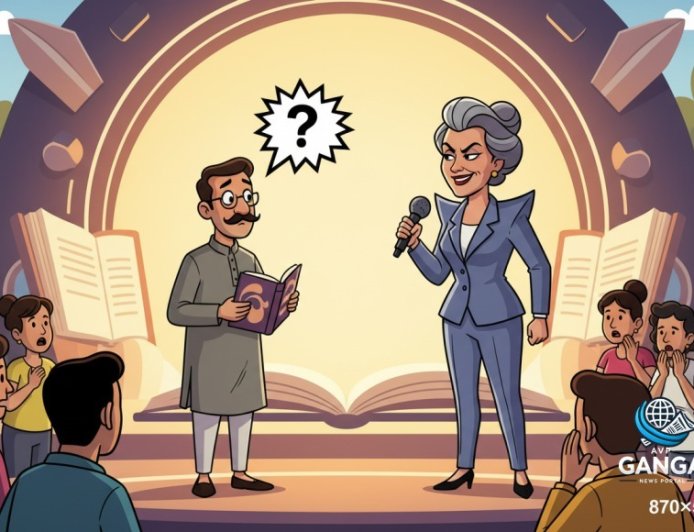 साहित्यिक महोत्सव में लेखक को 'नॉन-फिक्शन' कहकर उपहास, 'कठोर लेडी' पर गरमाई बहस, Akhada