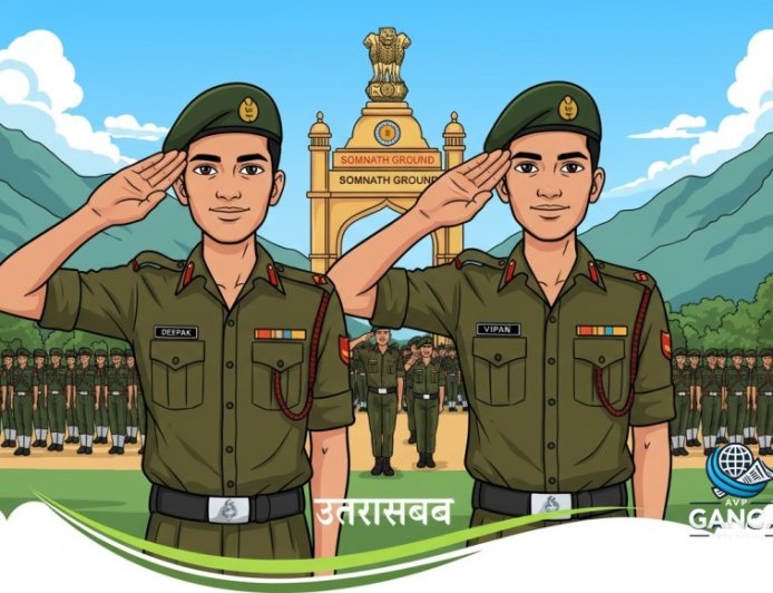 उत्तराखंड के जुड़वां भाइयों का सेना में चयन: एक साथ पहनी वर्दी, रचा इतिहास, Polix