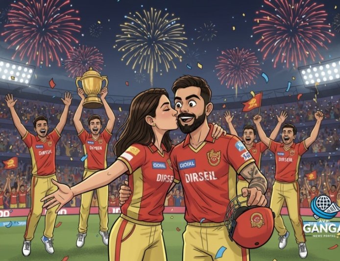 IPL 2026: आरसीबी की जीत पर अनुष्का ने विराट के माथे को चूमा, कोहली का रिएक्शन वायरल, Bindaas