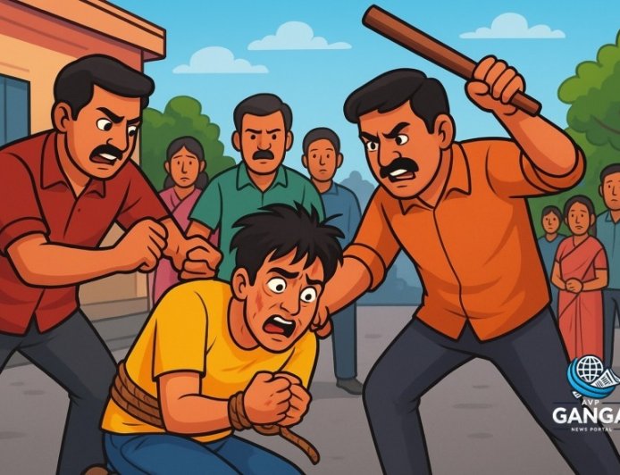 उत्तराखंड: चोरी के संदेह में युवक को बंधक बनाकर बेरहमी से पीटा गया, Polix