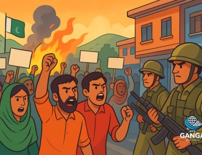 पाकिस्तान-आधारित कश्मीर में हालात बिगड़ते जा रहे हैं: सरकार की अनदेखी और बढ़ते प्रदर्शनों का असर, Akhada
