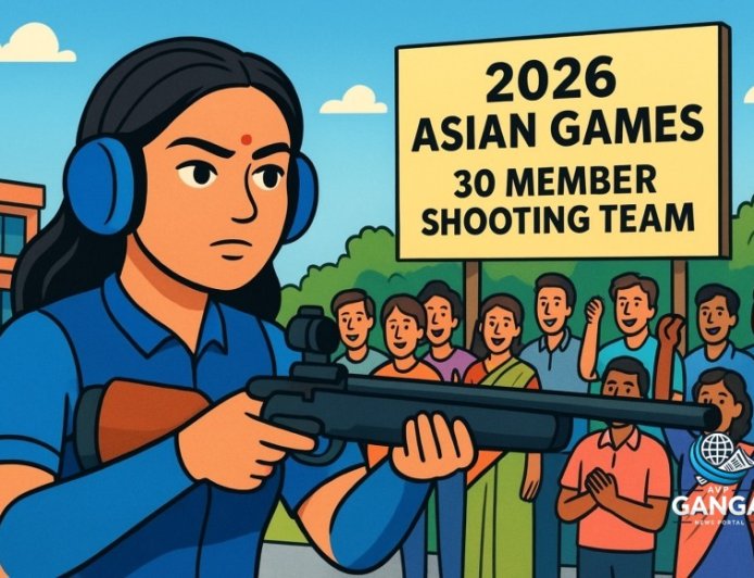 भारत ने 2026 एशियन गेम्स के लिए 30 सदस्यीय शूटिंग टीम की घोषणा की, Bindaas