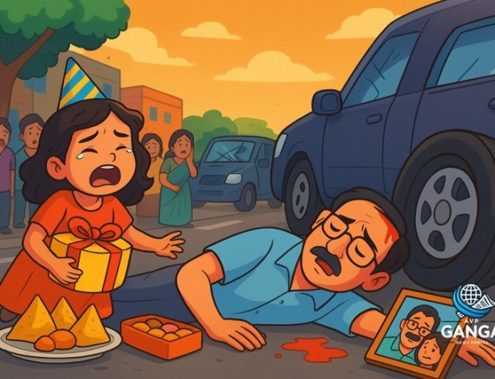 हल्द्वानी: बेटी के जन्मदिन की खुशियों के बीच पिता की मौत की दुखद खबर, Polix