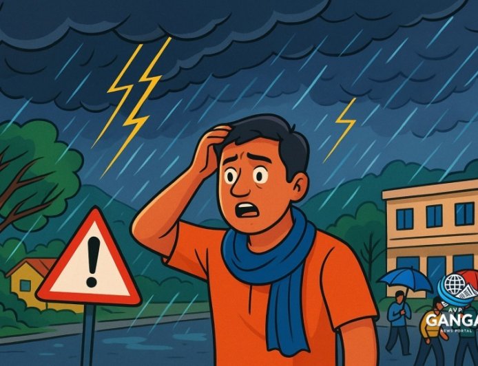 उत्तराखंड में आंधी और भारी बारिश का अलर्ट, अगले 3 घंटे रहें सतर्क!, Polix